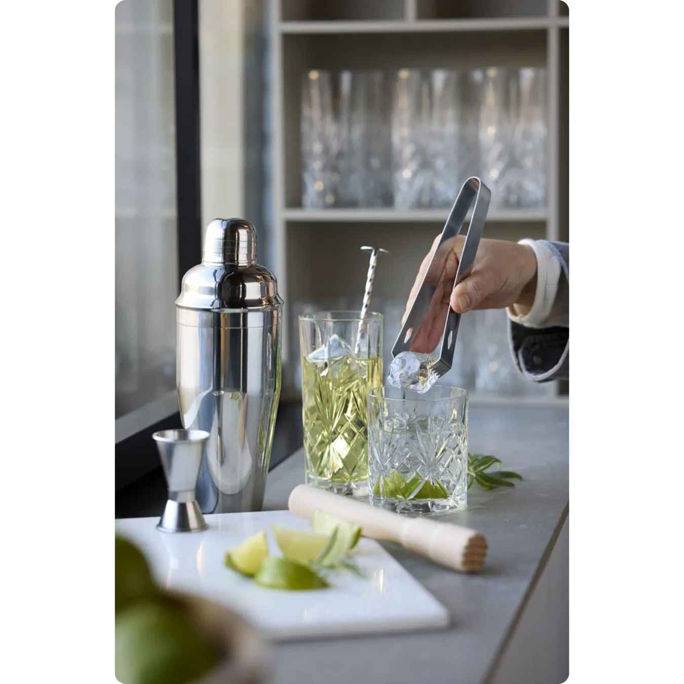 Lyngby Glas Melodia Whiskyglas/Highball 8 dele